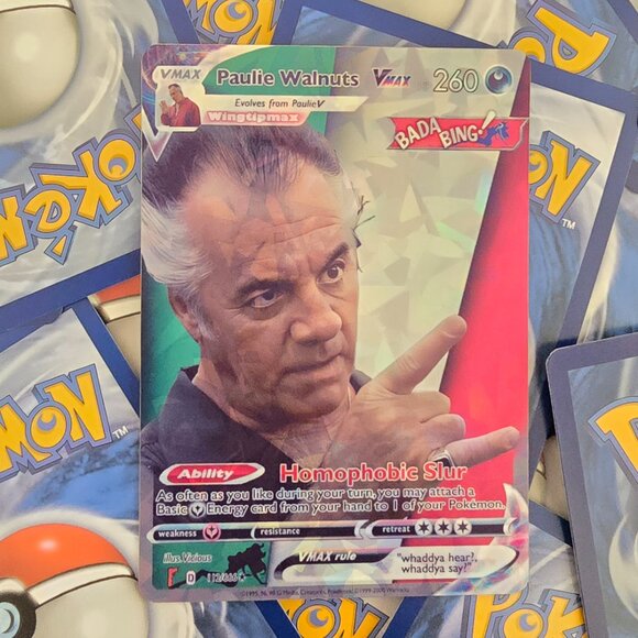 Paulie Walnuts Pokemon Card - The Sopranos - Picture 6 of 8